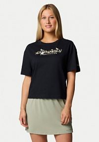 T-shirt Columbia czarny damski 