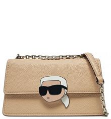 Torebka wieczorowa KARL LAGERFELD beżowa 
