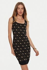 Sukienka dzianinowa Guess czarna 