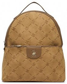 Plecak Beverly Hills Polo Club brązowy damski 