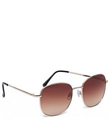 Okulary DeeZee złote damskie Przeciwsłoneczne