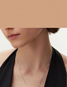 Naszyjnik Guess srebrny 