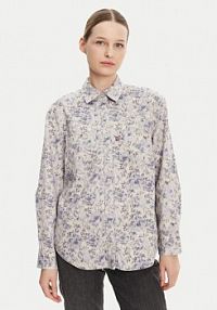 Koszula Levis niebieska jasna damska Levi's®  jeansowa Teodora Western A7244-0051 Błękitny Relaxed Fit