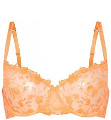 Biustonosz Guess pomarańczowy Z fiszbiną