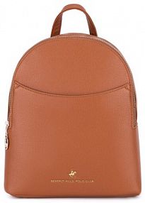 Plecak Beverly Hills Polo Club brązowy damski 