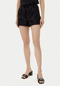 Szorty Silvian Heach czarne damskie Materiałowe