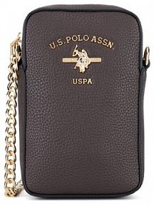 Torebka listonoszka U.S. Polo Assn. brązowa 