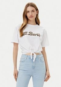 T-shirt Silvian Heach biały damski 