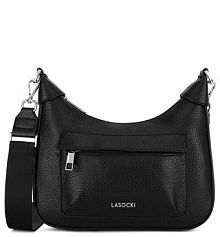 Torebka listonoszka Lasocki czarna 