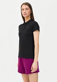 Koszulka polo 4F czarna damska 