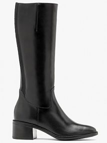 Czarne klasyczne kozaki z wąską cholewką triss Ryłko damskie EAN 4WXS1 S TC3