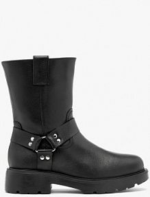 Botki typu biker z metalowymi ozdobami natalie Ryłko EAN 2XVG0 Z 779