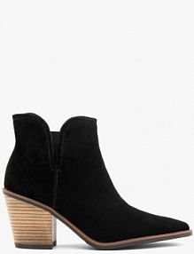 Czarne botki z wycięciem przy kostce rachel Ryłko EAN C7VA0 T2 YZ1