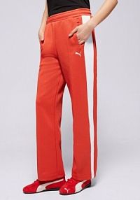 Spodnie dresowe Puma czerwone damskie Track Pants Op