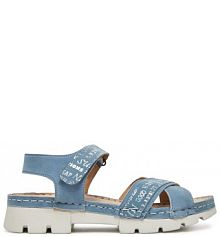 Sandały Comfortabel błękitny damskie