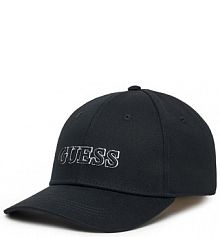 Czapka z daszkiem Guess czarna damska