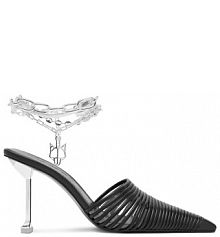 Klapki Naked Wolfe czarne damskie