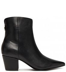 Botki na obcasie Guess czarne