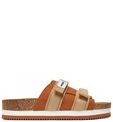 Klapki Novesta brązowe damskie