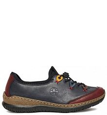 Półbuty Rieker granatowe damskie