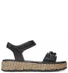 Sandały na obcasie Tamaris czarne