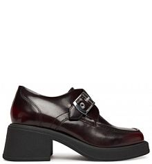 Półbuty na obcasie Vagabond Shoemakers bordowy