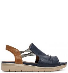 Sandały Jana granatowe damskie