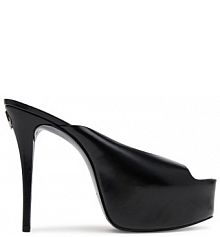 Klapki Naked Wolfe czarne damskie