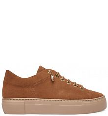 Sneakersy AGL brązowe damskie