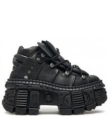 Sneakersy NEW ROCK czarne damskie