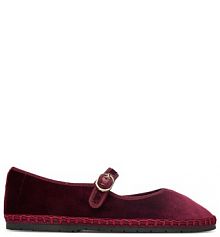 Półbuty Nokwol bordowy damskie