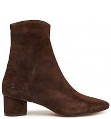 Botki na obcasie Nokwol brązowe