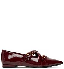 Baleriny Tamaris bordowy