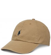 Czapka z daszkiem Polo Ralph Lauren brązowa damska