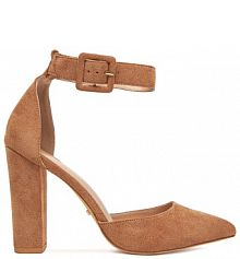 Czółenka DeeZee brązowe