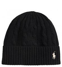 Czapka z daszkiem Polo Ralph Lauren czarna damska