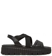 Sandały na obcasie Tamaris czarne