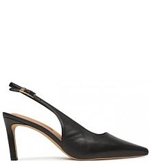 Sandały na obcasie Tommy Hilfiger czarne