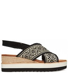 Espadryle Toms czarne damskie