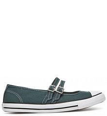 Baleriny Converse zielone