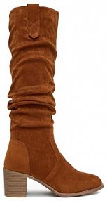 Klapki eleganckie DeeZee brązowe