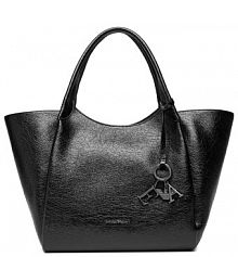 Torebka shopperka Emporio Armani czarna