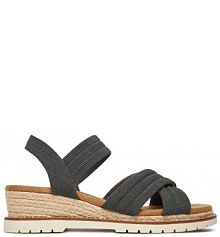Espadryle Skechers szare damskie