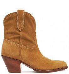 Botki Polo Ralph Lauren brązowe damskie