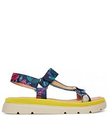 Sandały na obcasie Tamaris granatowe