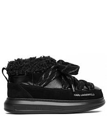 Śniegowce KARL LAGERFELD czarne damskie