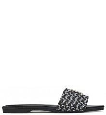 Klapki Juicy Couture czarne damskie