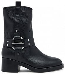 Botki KARL LAGERFELD czarne damskie