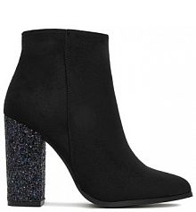 Botki na obcasie DeeZee czarne