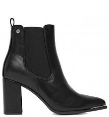 Botki na obcasie DeeZee czarne